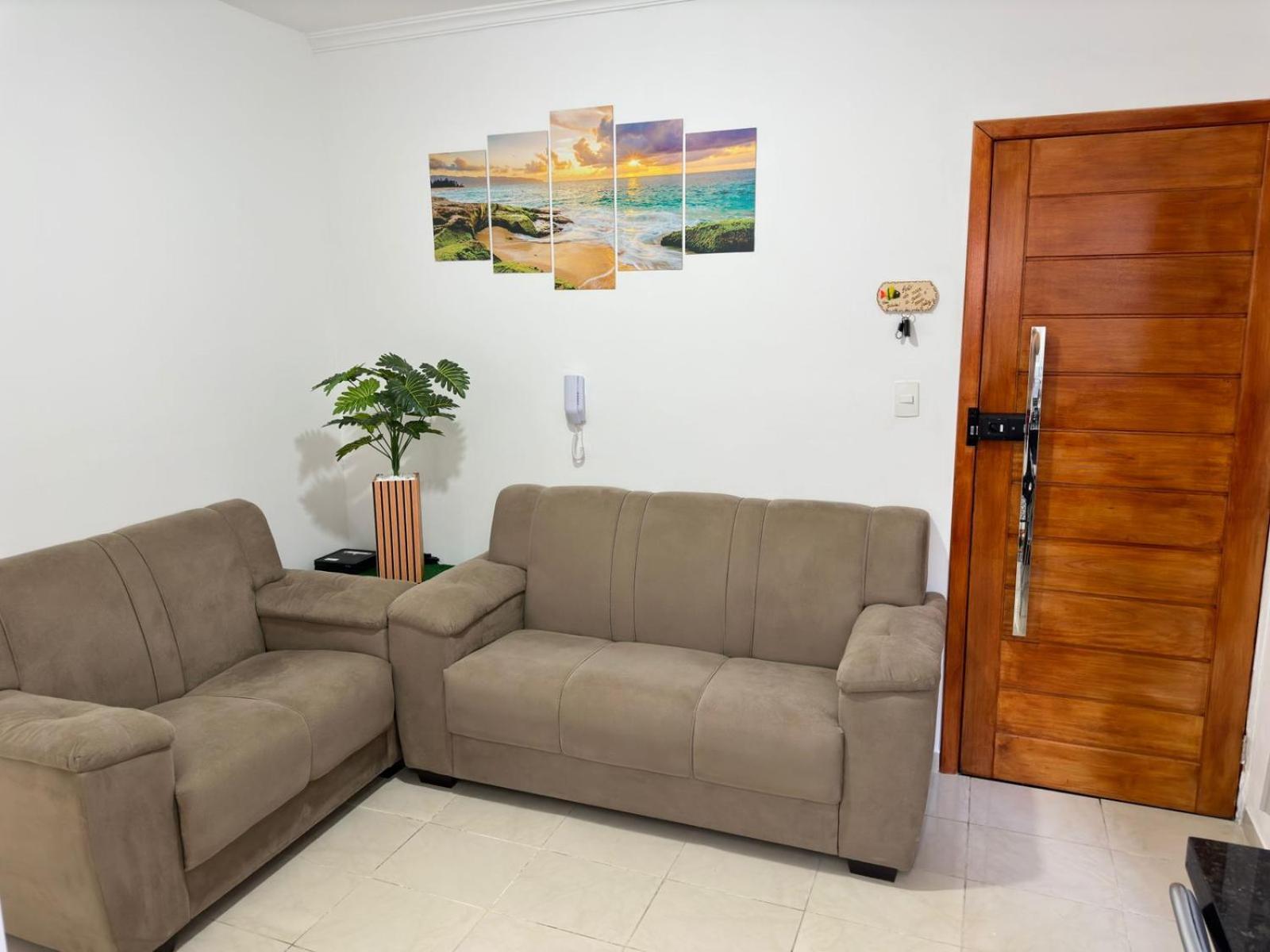 Apartamento frente ao mar com varanda e piscina Praia Grande (Santos) Exterior foto