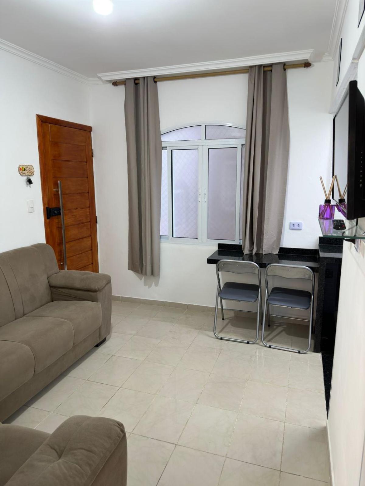 Apartamento frente ao mar com varanda e piscina Praia Grande (Santos) Exterior foto