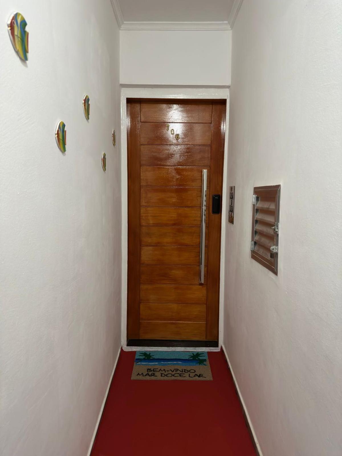 Apartamento frente ao mar com varanda e piscina Praia Grande (Santos) Exterior foto
